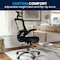 Flash Furniture Contemporary Chair Black High Back Exec Chair, Adjustable Arms, 18-3/4" to 22-1/2" Height, Black BL-X-5H-GG - alternate 2